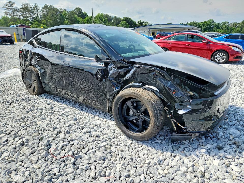 2026 Tesla VIN 7SAYGDEE0TA650091 COPART salvage auction — ROLLOVER, Ga - Bill Of Sale - Parts Only, sold $8,600 on 2026-07-14 (photo 4)