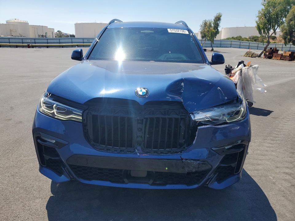 2019 BMW X7 VIN 5UXCX4C56KLS37731 COPART salvage auction — FRONT END, Ca - Salvage Certificate, sold $60 on 2026-07-29 (photo 5)
