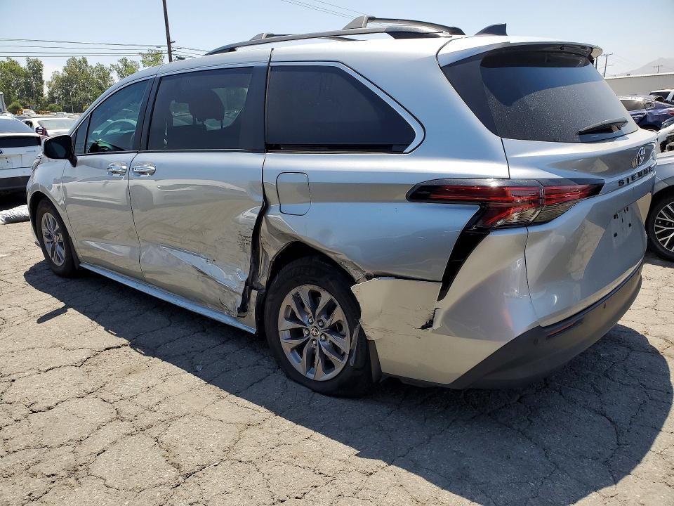 2022 Toyota Sienna VIN 5TDYRKEC2NS132589 COPART salvage auction — SIDE, Ca - Salvage Certificate, sold $12,700 on 2026-07-16 (photo 2)