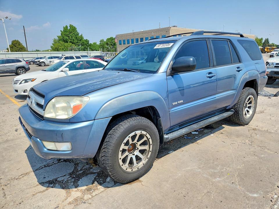 2004 Toyota 4runner VIN JTEBU14R940054765 COPART salvage auction — FRONT END, Co - Public - Salvage Title, sold $350 on 2026-07-29 (photo 1)