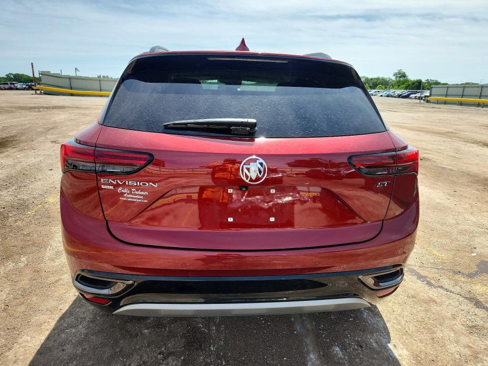 2023 Buick Envision VIN LRBFZMR47PD213848 COPART salvage auction — WATER/FLOOD, KS - CERT OF TITLE-SALVAGE (P), sold $3,500 on 2026-07-27 (photo 6)