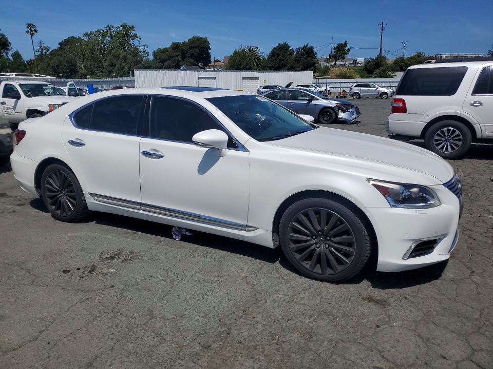 2013 Lexus Ls 460 VIN JTHCL5EF0D5017693 COPART salvage auction — SIDE, Wv - Dis/Dlr/Exp Only Clean Title (P), sold $2,550 on 2026-07-31 (photo 4)