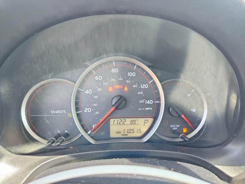 2012 Toyota Yaris VIN JTDJTUD30CD507792 COPART salvage auction — REAR END, Salvage Title, sold $325 on 2026-07-21 (photo 9)