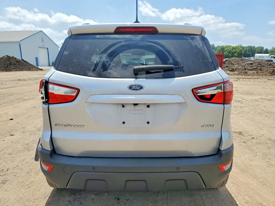 2018 Ford Ecosport VIN MAJ6P1UL3JC193007 COPART salvage auction — REAR END, OH - CERT OF TITLE-SALVAGE, sold $100 on 2026-07-23 (photo 6)