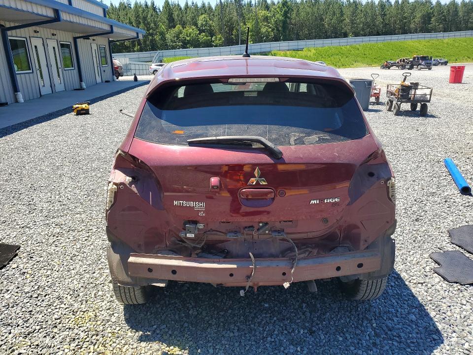 2018 Mitsubishi Mirage VIN ML32A4HJ6JH008393 COPART salvage auction — FRONT END, NC - SALVAGE CERTIFICATE OF TITLE, sold $250 on 2026-07-30 (photo 6)