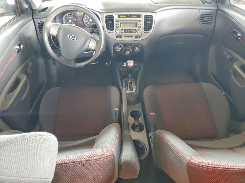 2007 Kia Rio VIN KNADE163476207196 COPART salvage auction — REAR END, Ca - Salvage Certificate, sold $300 on 2026-07-02 (photo 8)
