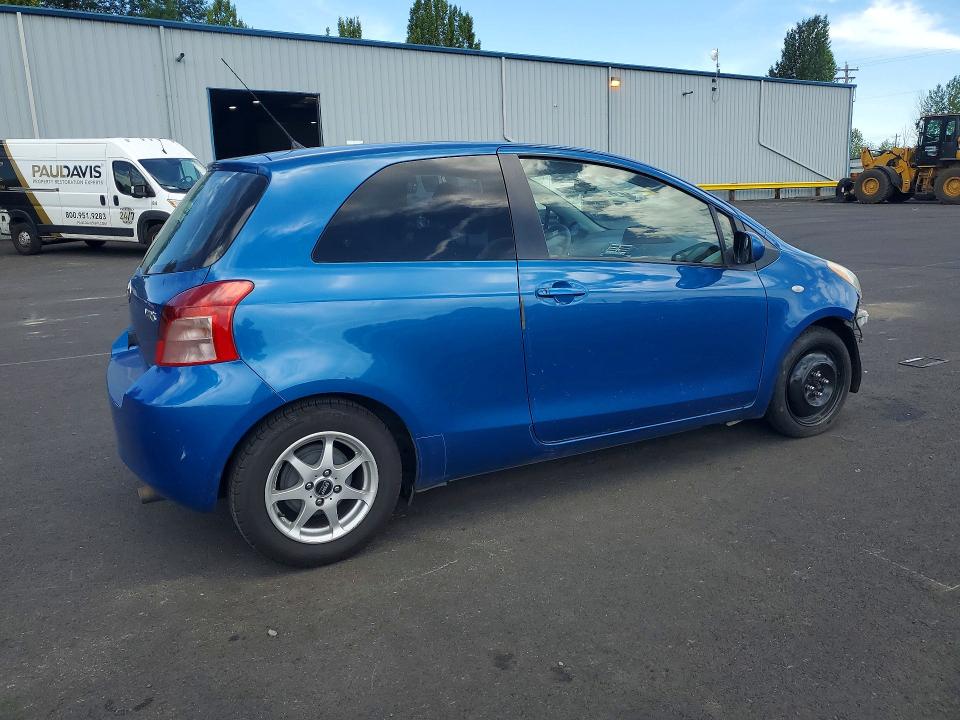2007 Toyota Yaris VIN JTDJT923775118888 COPART salvage auction — FRONT END, OR - SALVAGE TITLE CERTIFICATE, sold $425 on 2026-07-20 (photo 3)