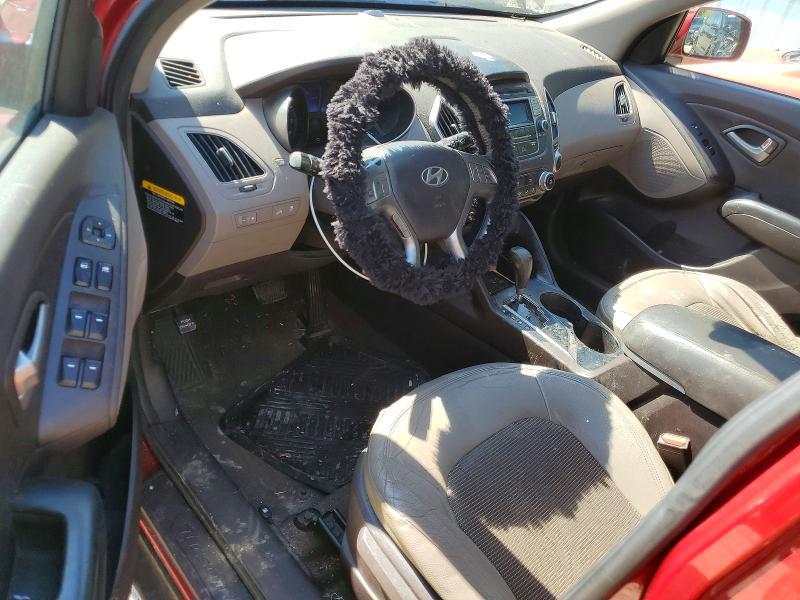 2011 Hyundai Tucson VIN KM8JU3AC2BU176025 COPART salvage auction — REAR END, Va - Certificate Of Title, sold $375 on 2026-07-07 (photo 8)