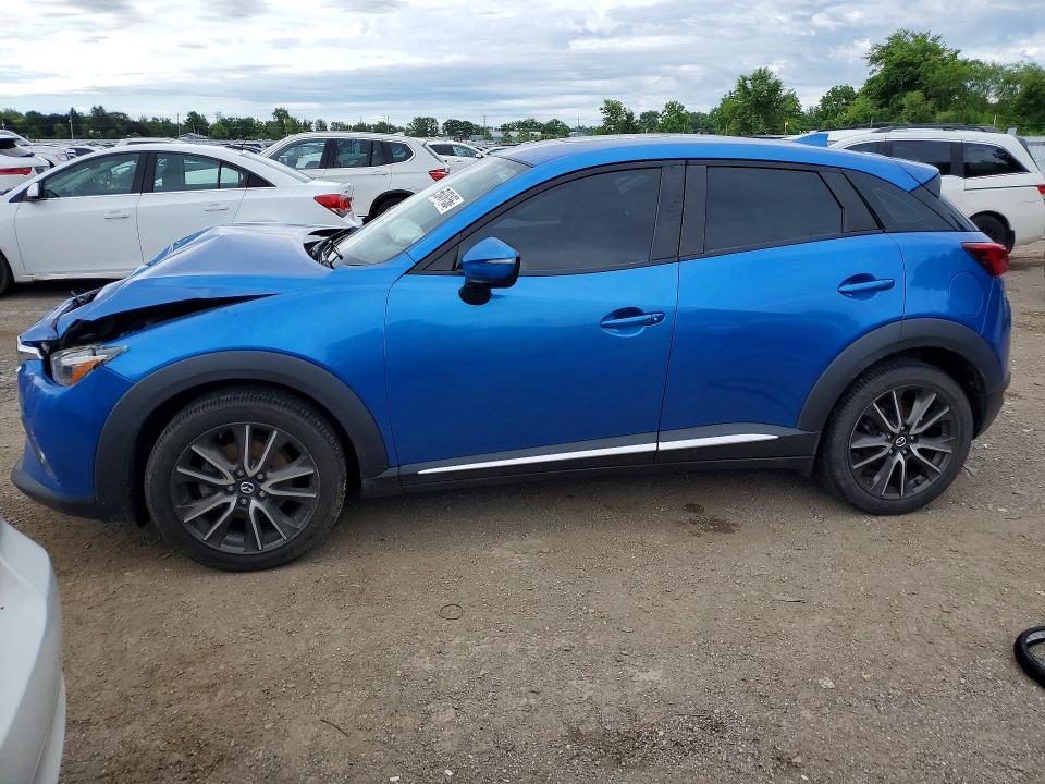 2016 Mazda Cx-3 VIN JM1DKBD75G0116092 COPART salvage auction — FRONT END, On - Permit Salvage, sold $2,300 on 2026-07-02 (photo 1)