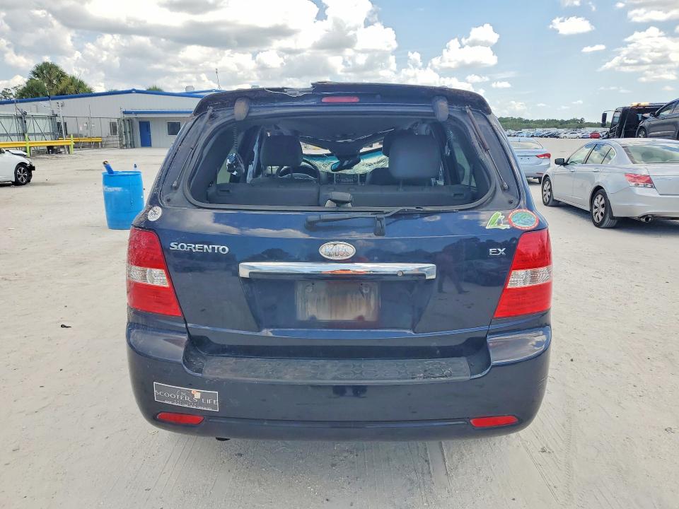 2008 Kia Sorento VIN KNDJD736185848436 COPART salvage auction — ROLLOVER, Fl - Cert Of Title Slvg Rebuildable, sold $500 on 2026-07-15 (photo 6)
