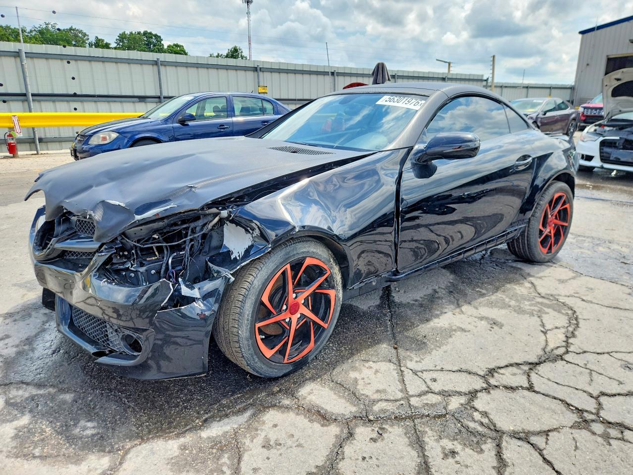 2009 Mercedes-Benz SLK-Class VIN WDBWK54F19F192490 — COPART salvage auction photo