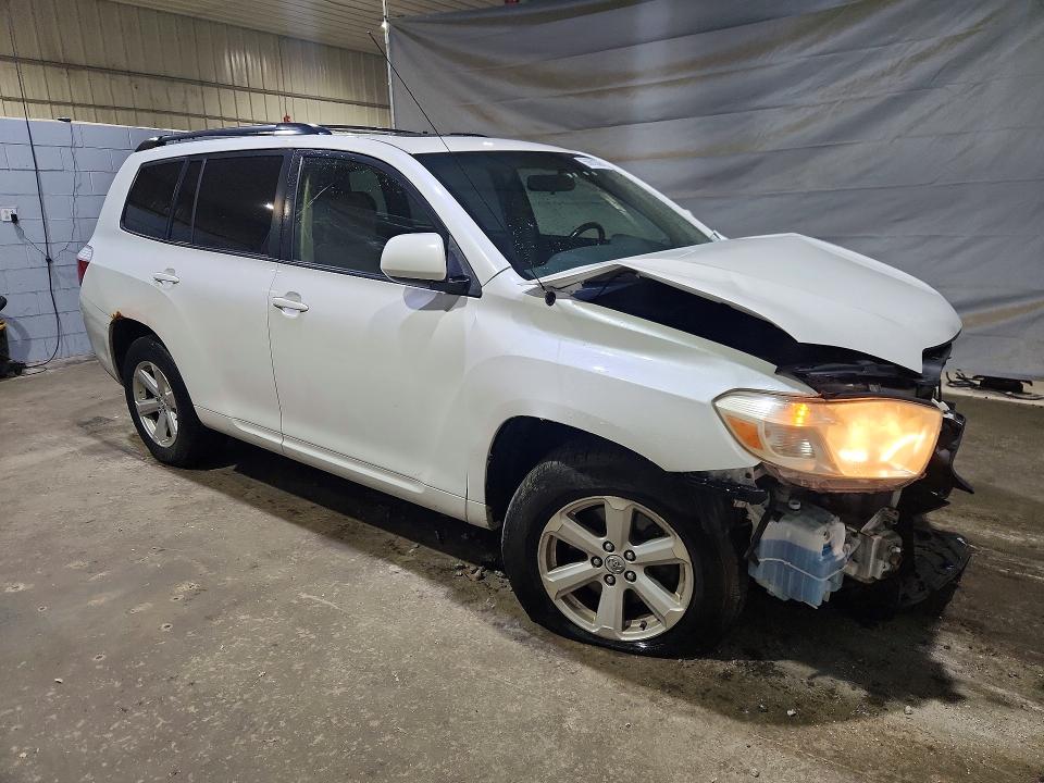 2010 Toyota Highlander VIN JTEBK3EH9A2156221 COPART salvage auction — FRONT END, Nh - Cert Of Title-Salvage, sold $100 on 2026-07-28 (photo 4)