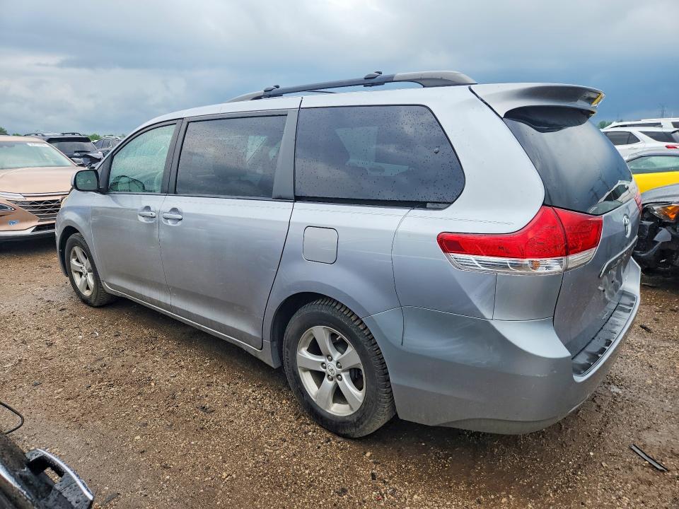 2012 Toyota Sienna VIN 5TDKK3DC5CS231132 COPART salvage auction — FRONT END, Il - Salvage Certificate, sold $2,100 on 2026-07-16 (photo 2)