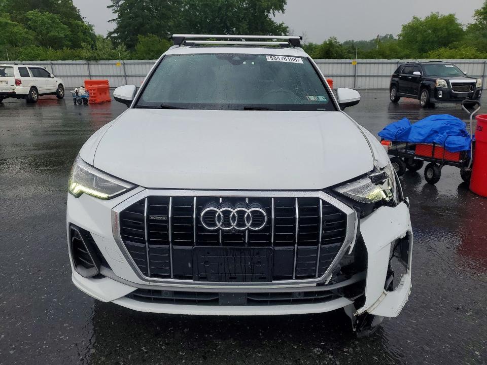 2020 Audi Q3 VIN WA1FECF36L1055141 COPART salvage auction — FRONT END, Pa - Certificate Of Salvage, sold $3,800 on 2026-07-07 (photo 5)