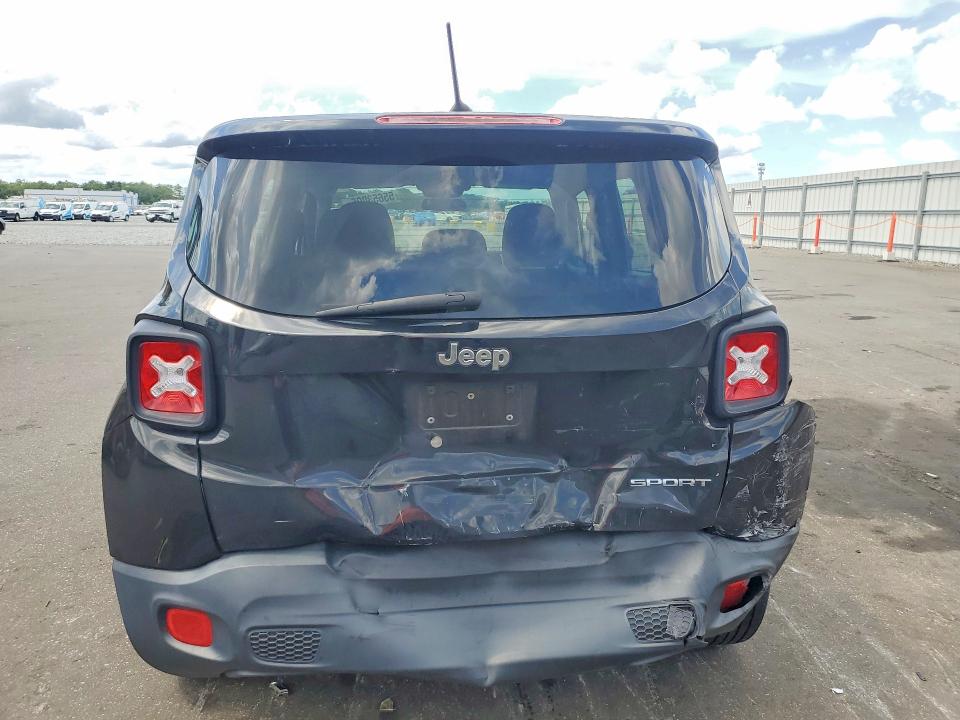 2017 Jeep VIN ZACCJAAB5HPF31149 COPART salvage auction — REAR END, Fl - Cert Of Title Slvg Rebuildable, sold $875 on 2026-08-03 (photo 6)