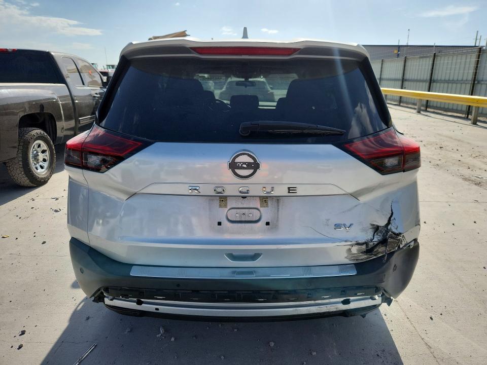 2021 Nissan Rogue VIN 5N1AT3BA7MC759750 COPART salvage auction — REAR END, Tx - Salvage Vehicle Title, sold $6,200 on 2026-07-02 (photo 6)
