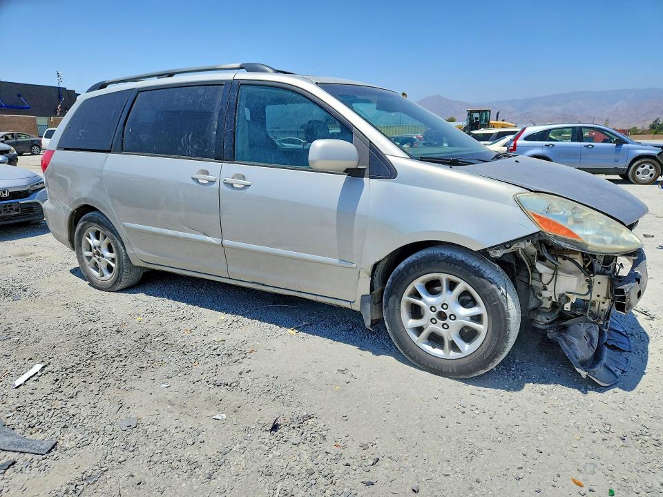 2006 Toyota Sienna VIN 5TDZA22C06S469313 COPART salvage auction — FRONT END, Ca - Salvage Certificate, sold $800 on 2026-07-08 (photo 4)