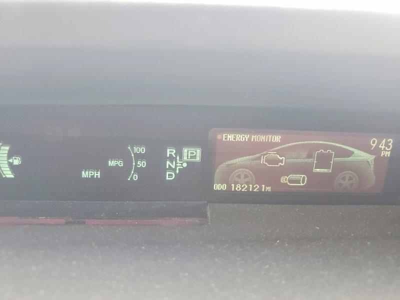 2012 Toyota Prius VIN JTDKN3DU7C1496602 COPART salvage auction — MECHANICAL, Oh - Cert Of Title-Rebuilt Salvage, sold $1,150 on 2026-07-31 (photo 9)