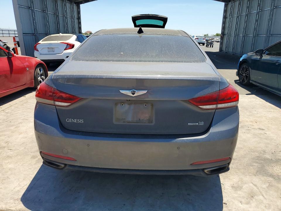 2015 Hyundai Genesis VIN KMHGN4JE3FU079680 COPART salvage auction — UNDERCARRIAGE, Ca - Salvage Certificate, sold $1,450 on 2026-07-20 (photo 6)