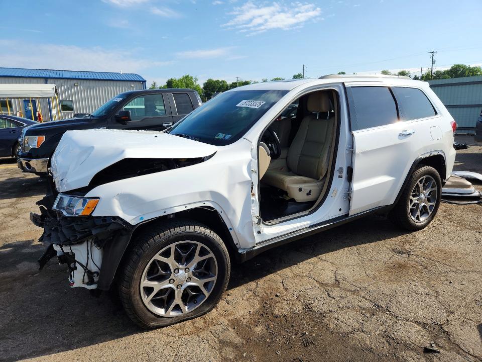 2021 Jeep Grand cherokee VIN 1C4RJFBG2MC733446 COPART salvage auction — SIDE, Pa - Certificate Of Salvage, sold $3,650 on 2026-07-02 (photo 1)