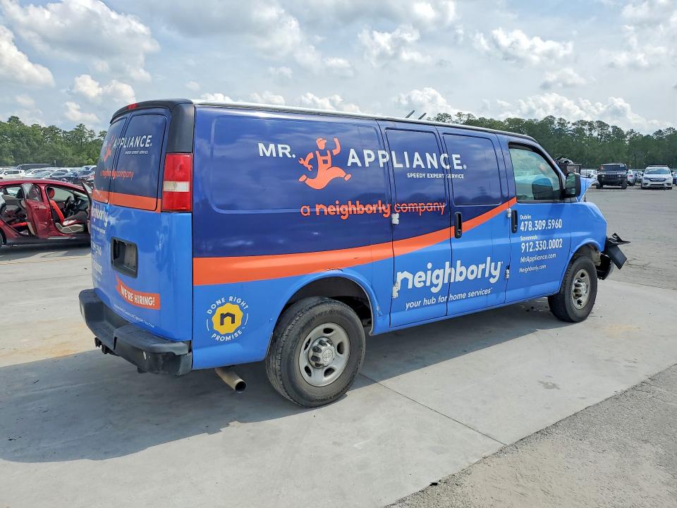 2016 Chevrolet Express VIN 1GCWGAFFXG1282319 COPART salvage auction — FRONT END, Ga - Cert Of Title-Salvage, sold $175 on 2026-08-03 (photo 3)