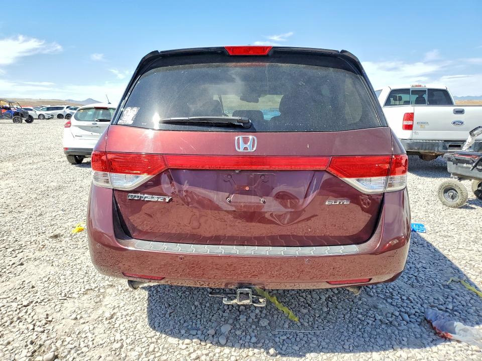 2016 Honda Odyssey VIN 5FNRL5H94GB079456 COPART salvage auction — FRONT END, Ut - Salvage Certificate, sold $3,150 on 2026-07-24 (photo 6)