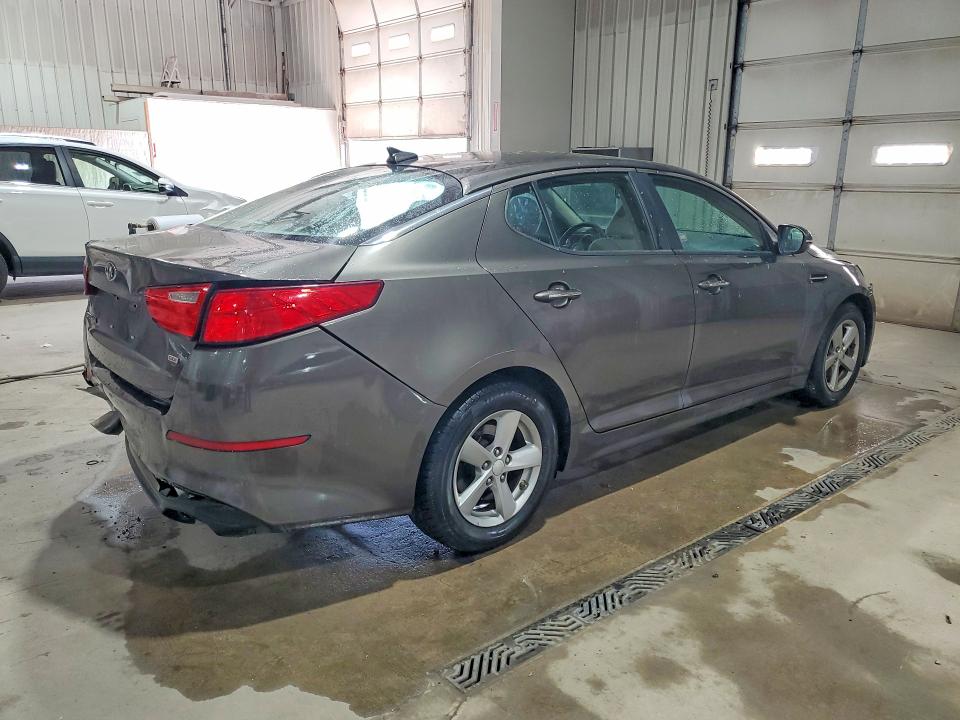 2014 Kia Optima VIN 5XXGM4A71EG324196 COPART salvage auction — REAR END, Pa - Certificate Of Salvage, sold $175 on 2026-07-09 (photo 3)