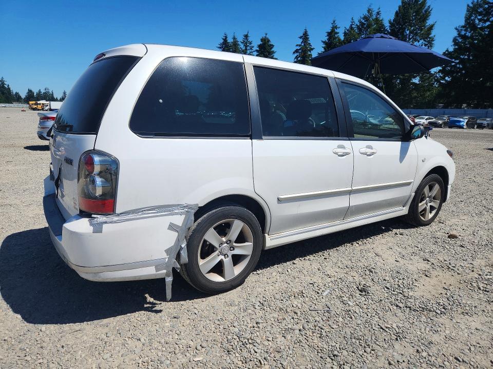 2006 Mazda Mpv VIN JM3LW28J360569459 COPART salvage auction — REAR END, WA - BILL OF SALE, sold $775 on 2026-07-10 (photo 3)