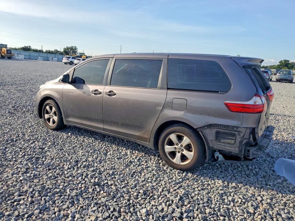 2015 Toyota Sienna VIN 5TDZK3DC4FS603191 COPART salvage auction — REAR END, Fl - Cert Of Title Slvg Rebuildable, sold $2,900 on 2026-07-10 (photo 2)