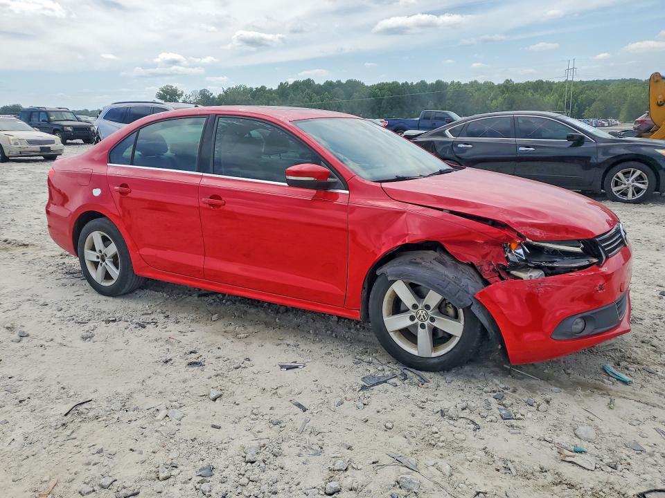 2012 Volkswagen Jetta VIN 3VWLL7AJ7CM377637 COPART salvage auction — FRONT END, GA - CERT OF TITLE-SALVAGE, sold $1,400 on 2026-08-12 (photo 4)