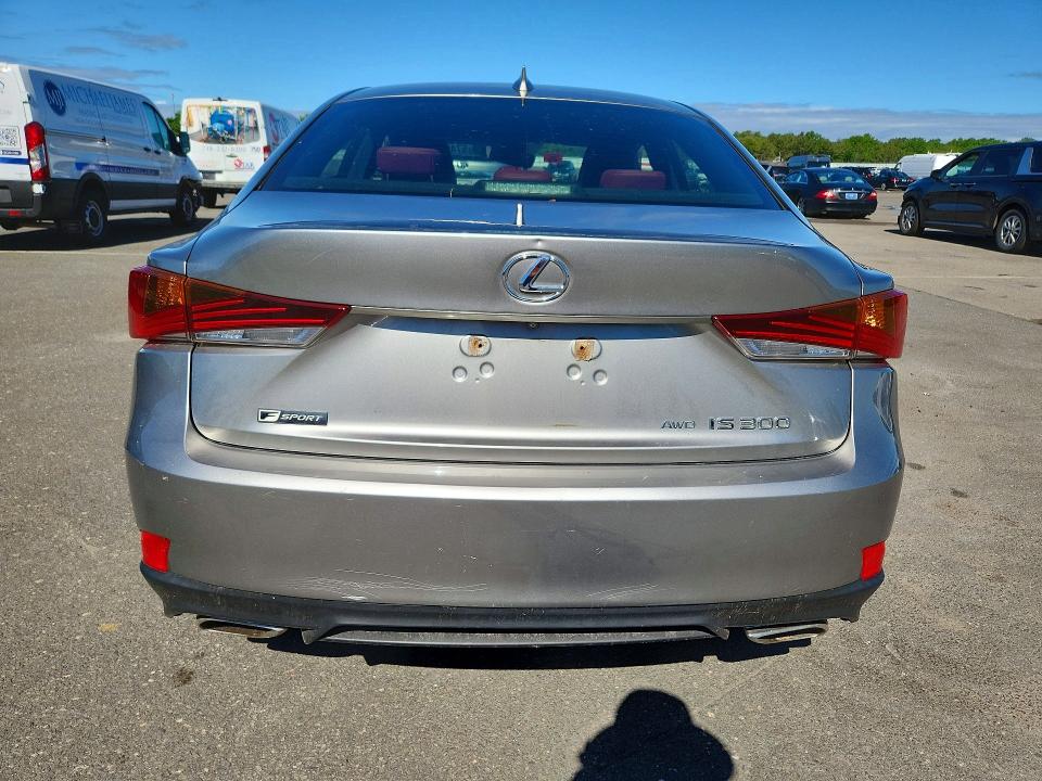 2018 Lexus Is VIN JTHC81D27J5030087 COPART salvage auction — WATER/FLOOD, Ny - Mv907A-Flood Salvage, sold $3,700 on 2026-07-13 (photo 6)