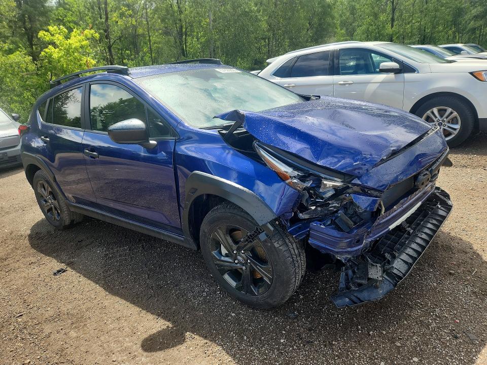 2025 Subaru Crosstrek VIN JF2GUABC3S8258843 COPART salvage auction — FRONT END, On - Permit Salvage, sold $4,150 on 2026-07-07 (photo 4)