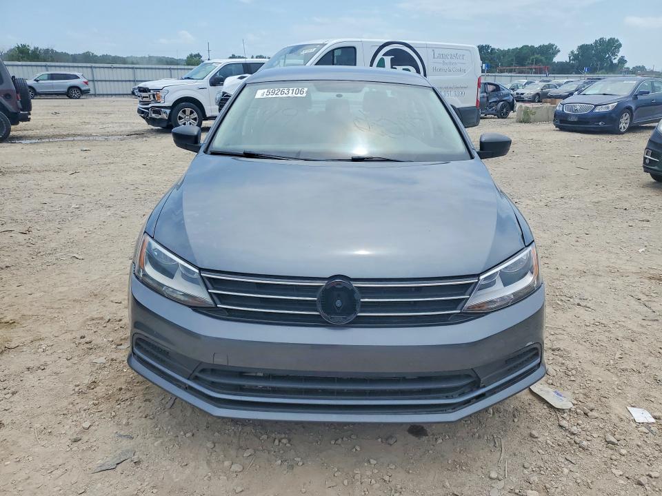 2015 Volkswagen Jetta VIN 3VW2K7AJ3FM316692 COPART salvage auction — REAR END, Oh - Dealer Only Clean Title, sold $525 on 2026-07-09 (photo 5)