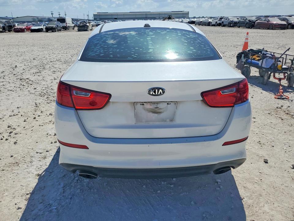 2015 Kia Optima VIN KNAGM4A75F5646701 COPART salvage auction — FRONT END, Tx - Salvage Vehicle Title, sold $525 on 2026-07-16 (photo 6)