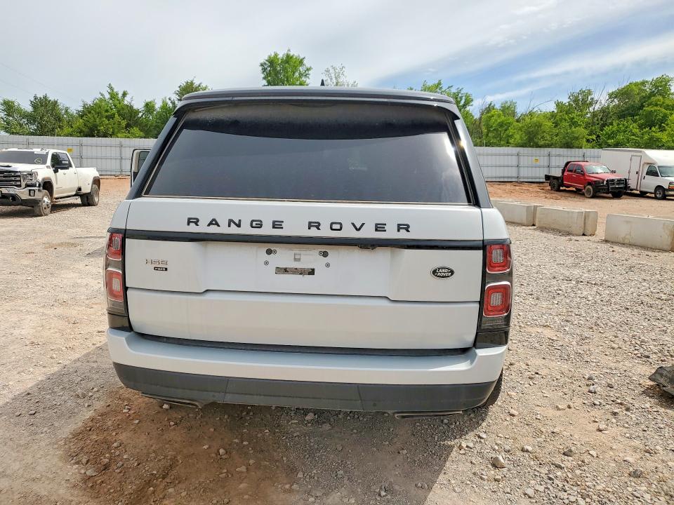 2021 Land rover RANGE ROVER VIN SALGS2SE6MA450127 COPART salvage auction — FRONT END, Ok - Cert Of Title-Salvage (P), sold $11,100 on 2026-07-30 (photo 6)