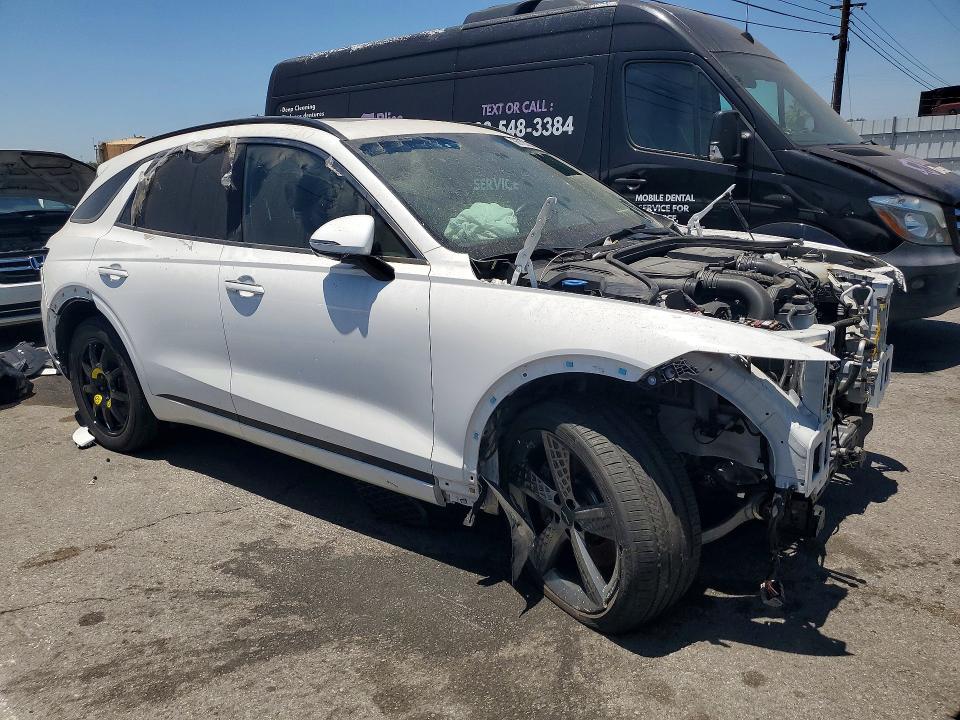 2023 Genesis Gv70 VIN KMUMCDTC9PU117551 COPART salvage auction — FRONT END, In - Cert Of Title-Salvage Title, sold $3,500 on 2026-07-09 (photo 4)