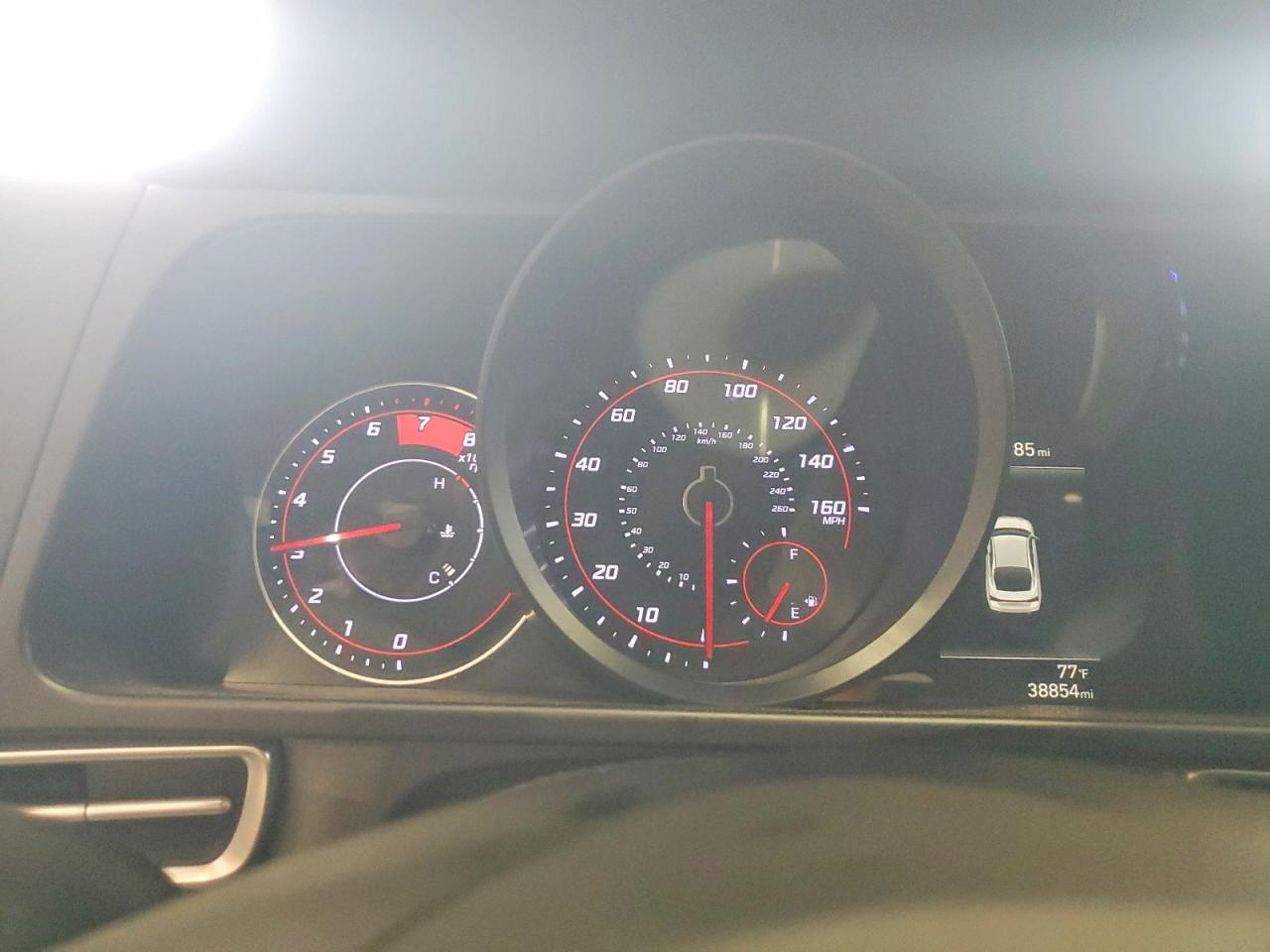 2023 Hyundai Elantra VIN 5NPLM4AG7PH089485 COPART salvage auction — Front End, TX - CERT OF TITLE-REBUILT SALVAGE (P), sold $12,200 on 2026-07-09 (photo 9)