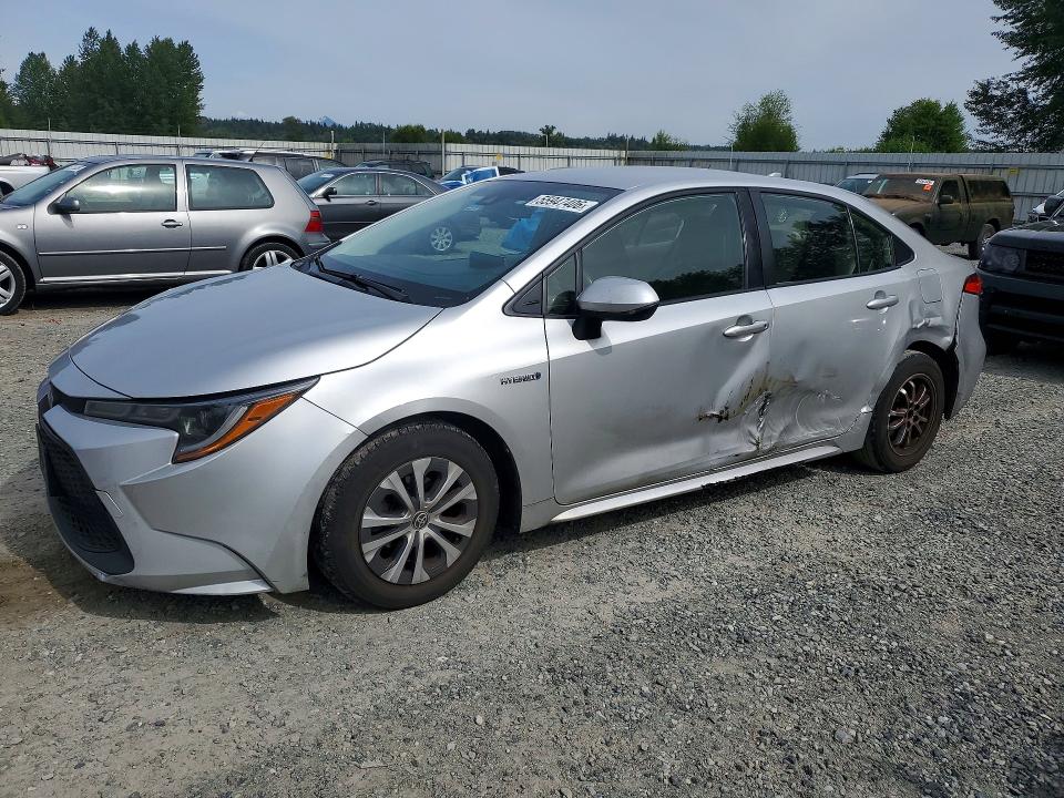 2021 Toyota VIN JTDEAMDE3MJ015849 COPART salvage auction — SIDE, Salvage Title, sold $4,350 on 2026-07-20 (photo 1)