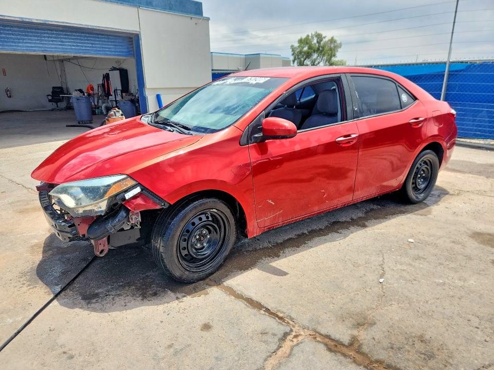 2016 Toyota Corolla VIN 5YFBURHE2GP479586 COPART salvage auction — FRONT END, Nm - Certificate Of Title, sold $775 on 2026-07-07 (photo 1)