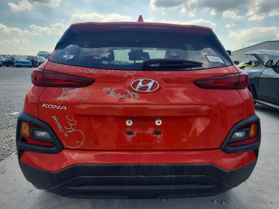 2019 Hyundai Kona VIN KM8K62AA0KU239579 COPART salvage auction — HAIL, TX - CERTIFICATE OF TITLE, sold $6,200 on 2026-07-28 (photo 6)