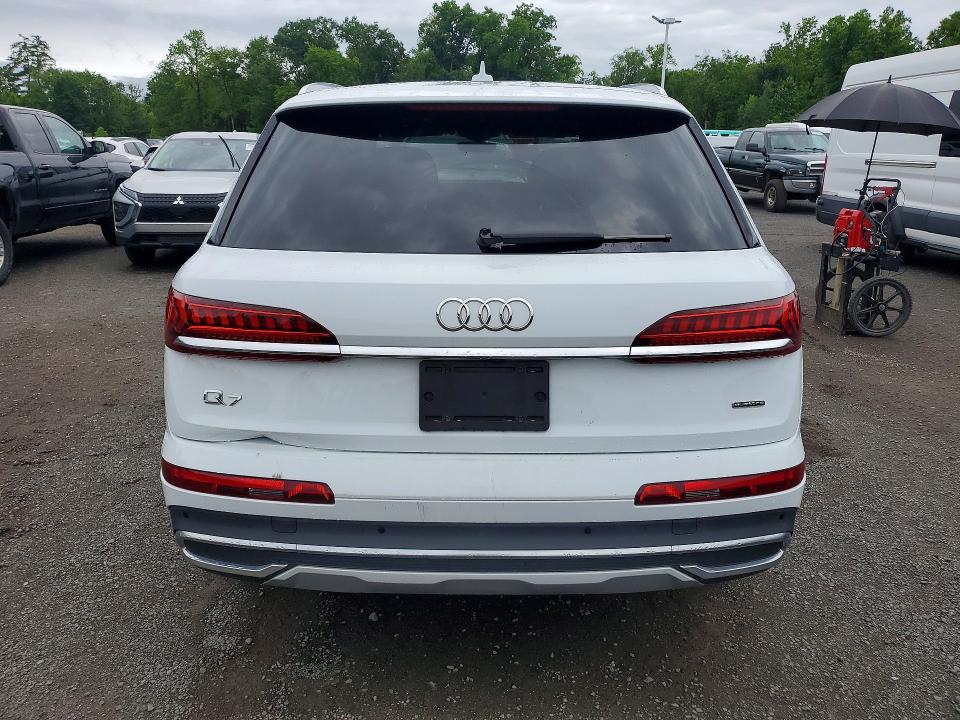 2021 Audi Q7 VIN WA1LXAF75MD036018 COPART salvage auction — MINOR DENT/SCRATCHES, Ma - Certificate Of Title (P), sold $16,900 on 2026-07-02 (photo 6)