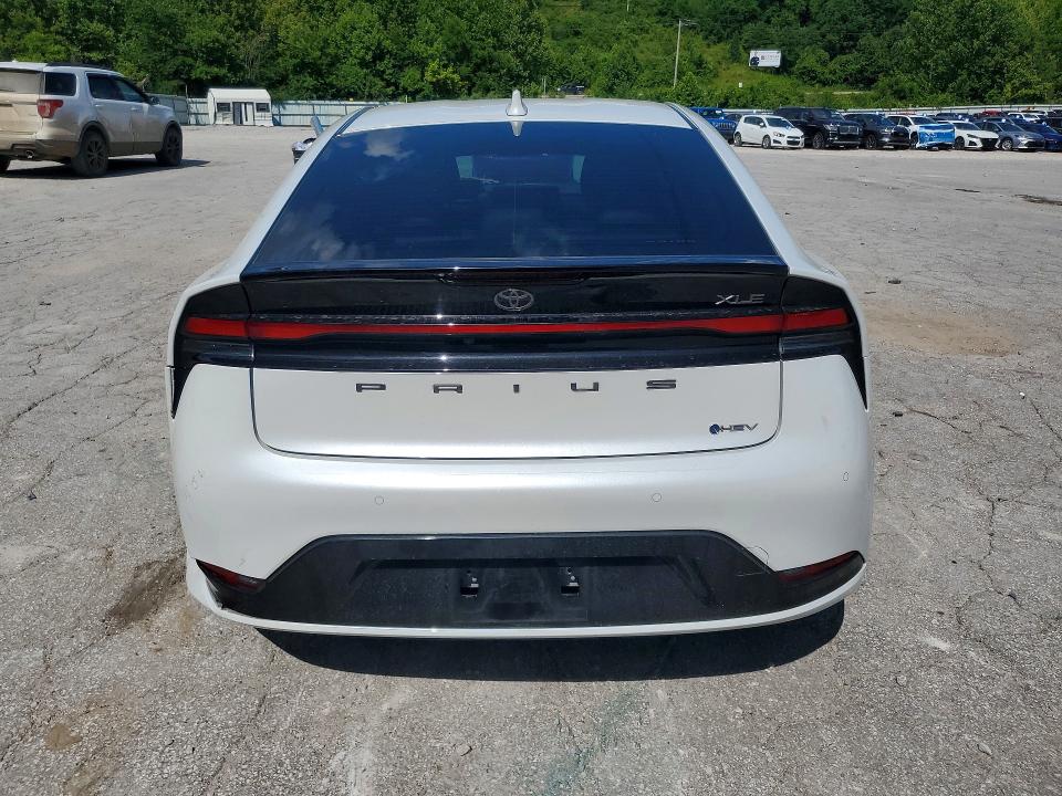 2024 Toyota Prius VIN JTDADABUXR3016393 COPART salvage auction — FRONT END, Wv - Salvage Certificate, sold $10,300 on 2026-07-16 (photo 6)