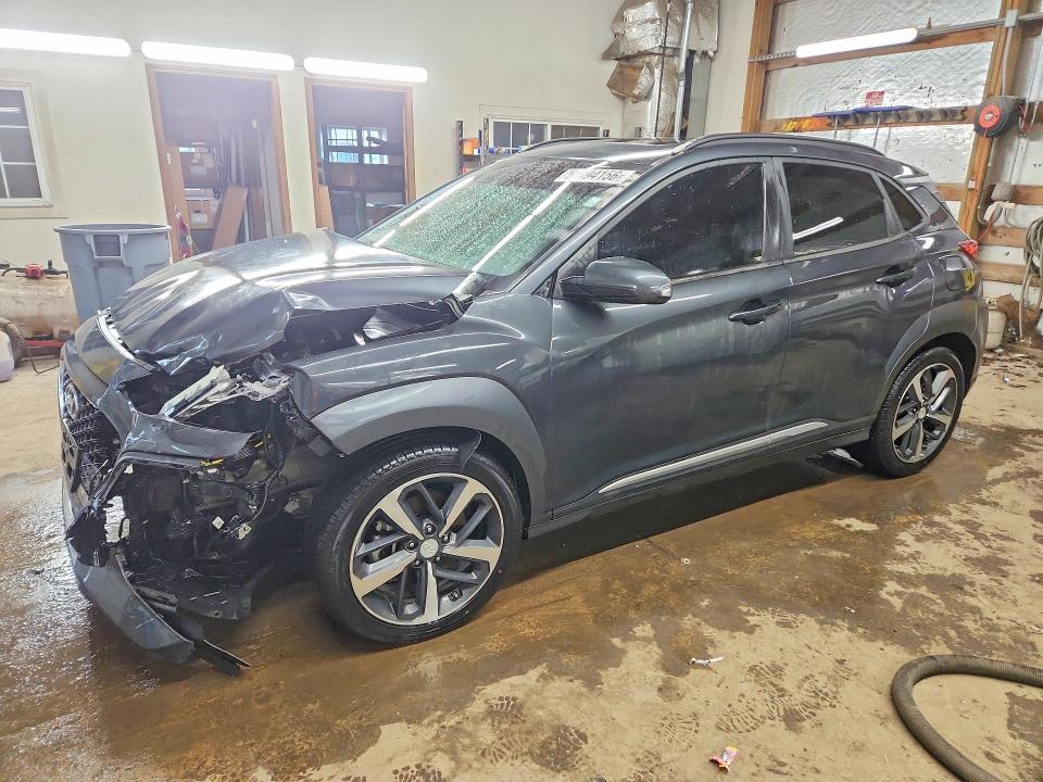 2020 Hyundai Kona VIN KM8K53A58LU421785 COPART salvage auction — FRONT END, Il - Salvage Certificate, sold $2,050 on 2026-07-27 (photo 1)