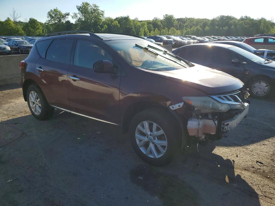2012 Nissan VIN JN8AZ1MW8CW212388 COPART salvage auction — FRONT END, Ny - Mv-907A Salvage Certificate, sold $450 on 2026-07-14 (photo 4)