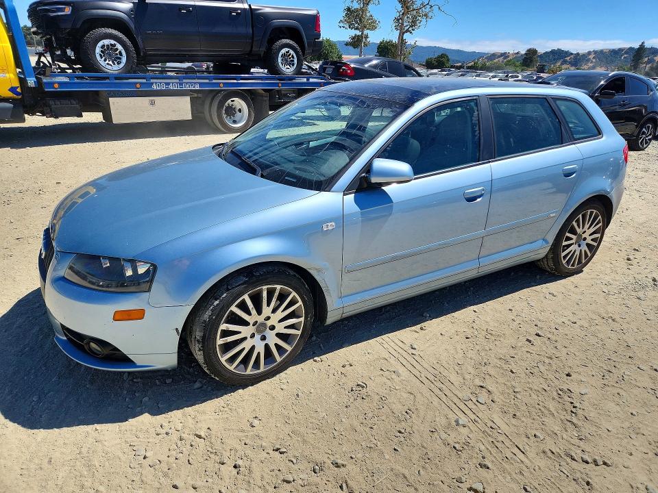 2007 Audi A3 VIN WAUHF78P97A167339 COPART salvage auction — SIDE, Ca - Salvage Certificate, sold $575 on 2026-07-07 (photo 1)