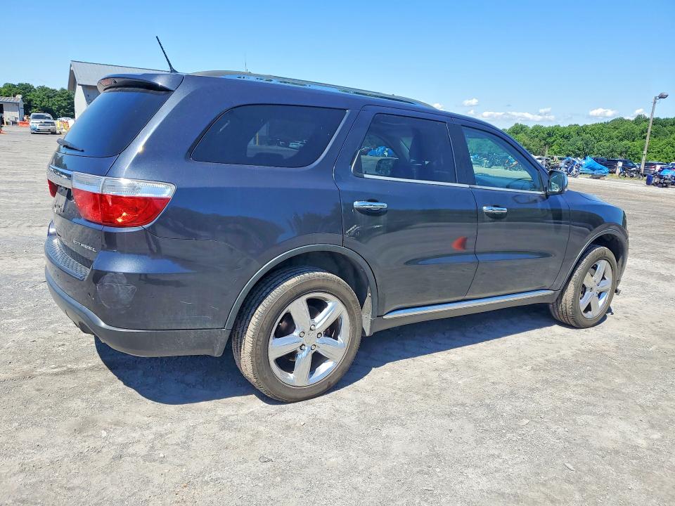 2012 Dodge Durango VIN 1C4RDJEG9CC336949 COPART salvage auction — FRONT END, Pa - Certificate Of Salvage, sold $500 on 2026-07-02 (photo 3)