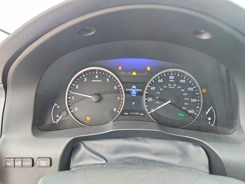 2013 Lexus VIN JTHBK1GG9D2040601 COPART salvage auction — FRONT END, Ok - Cert Of Title-Salvage, sold $6,300 on 2026-07-08 (photo 9)