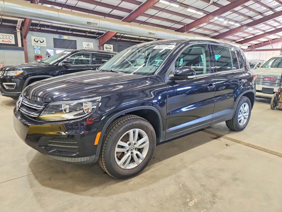 2012 Volkswagen Tiguan VIN WVGAV7AX4CW578884 COPART salvage auction — MINOR DENT/SCRATCHES, Ma - Certificate Of Title (P), sold $1,250 on 2026-07-09 (photo 1)