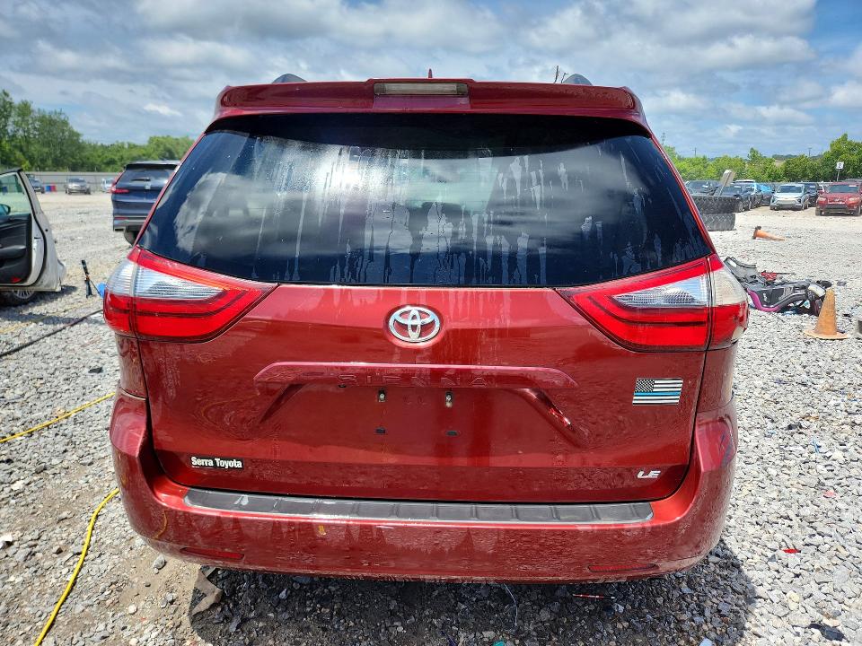 2020 Toyota VIN 5TDKZ3DC1LS033658 COPART salvage auction — FRONT END, Al - Cert Of Title-Salvage Title, sold $3,900 on 2026-07-28 (photo 6)