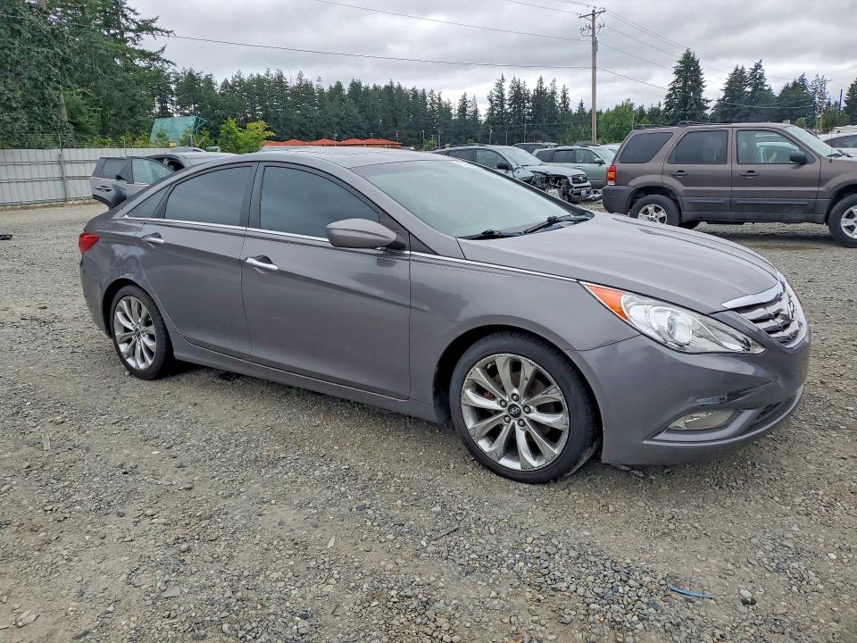 2011 Hyundai Sonata VIN 5NPEC4ABXBH225312 COPART salvage auction — REAR END, Wa - Cert Of Ownership-Rebuilt, sold $850 on 2026-07-10 (photo 4)